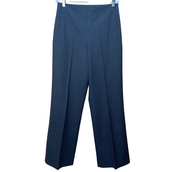 Gunex Made in Italy Grey Wool Flat Front Trousers - Picture 1 of 6